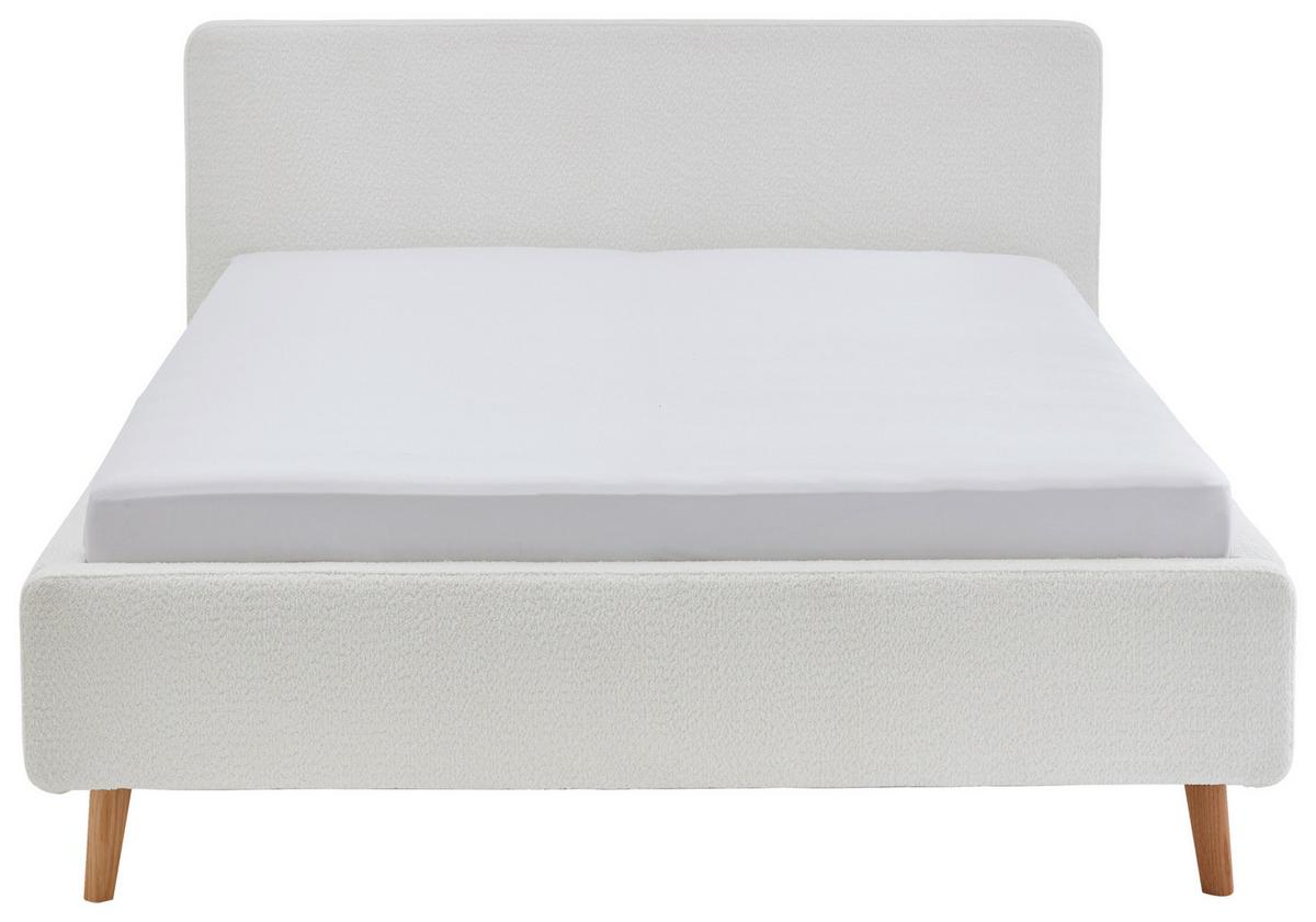 Polsterbett Mattis Abriamo Creme 160x200cm - Eichefarben/Birkefarben, Design, Holz/Textil (160/200cm) - MID.YOU