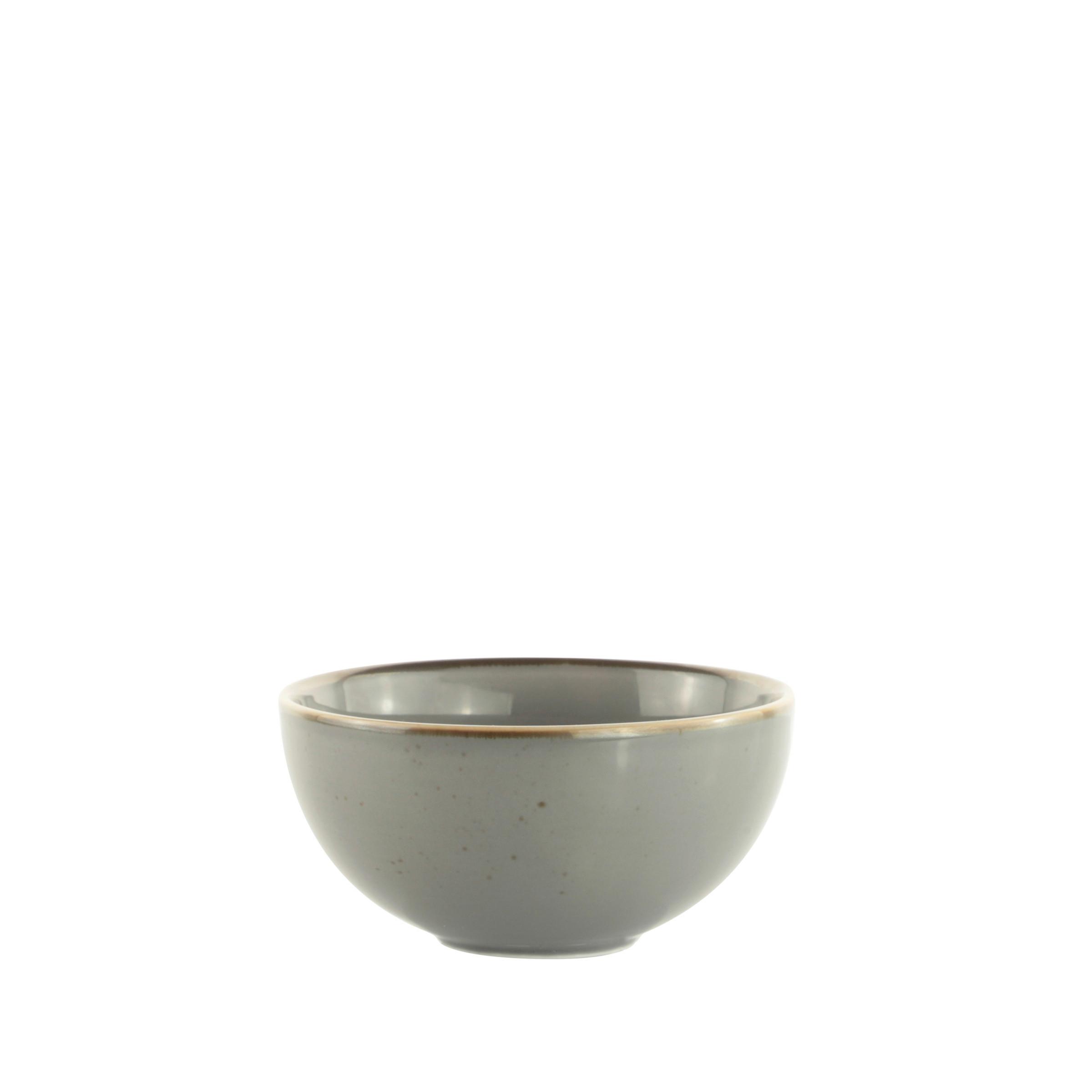 MISKA CAPRI - šedá, Moderní, keramika (11,5/5,7cm) - Mömax
