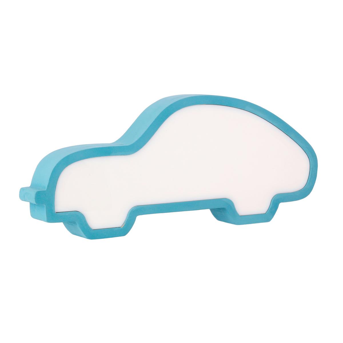 Kindertischleuchte 41-11695 Car - Blau, Basics, Holzwerkstoff/Kunststoff (35/3.5/14cm)