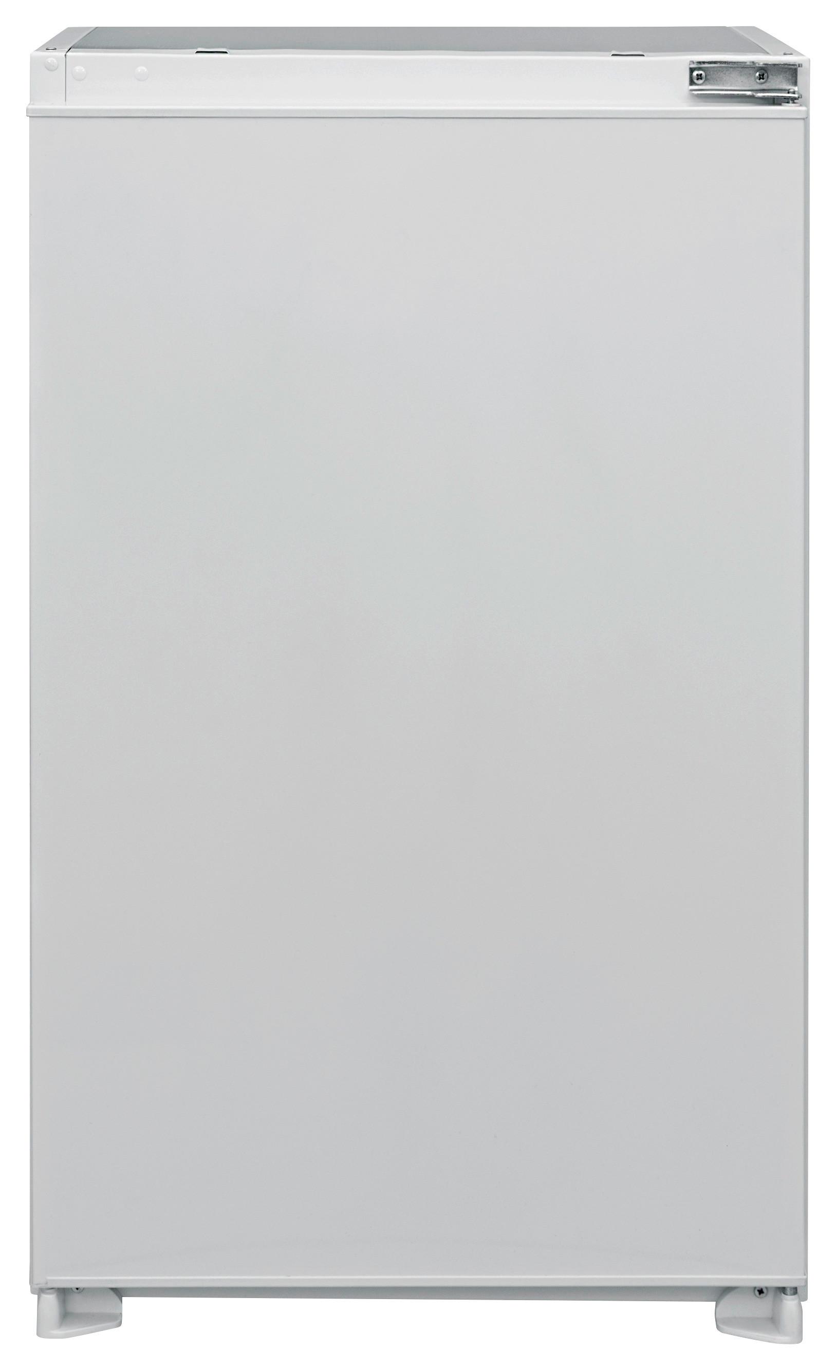 Miniküche mit Kühlschrank + Kochfeld 160cm Weiß/Grau Dekor - Weiß/Grau, MODERN, Holzwerkstoff (160cm) - FlexWell