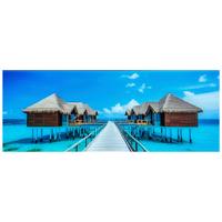 Glasbild Fabio - Multicolor, KONVENTIONELL, Glas/Metall (90/30/0,7cm) - Luca Bessoni