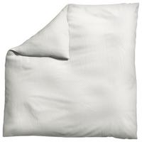 Bettdeckenbezug Woven Satin Fade - Taupe/Weiß, Basics, Textil (200/200cm) - Schlafgut