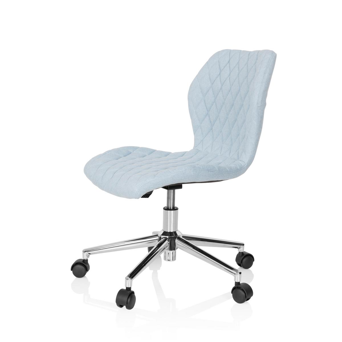 Jugenddrehstuhl Joy Ii Hellblau - Hellblau, Basics, Kunststoff/Textil (47/73-83/43cm) - MID.YOU