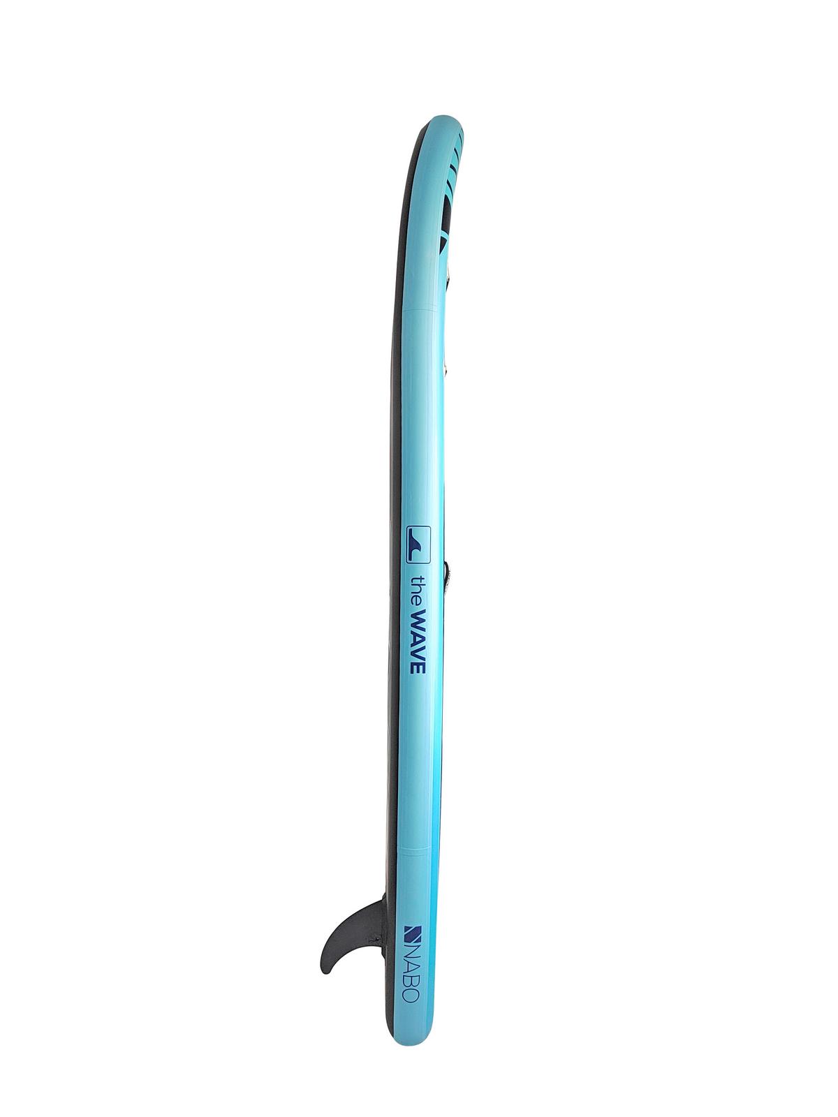 Stand up Paddle, NABO THE WAVE max. Belastbarkeit ca. 130 kg - Türkis, Basics, Kunststoff (305/78/15cm) - Nabo