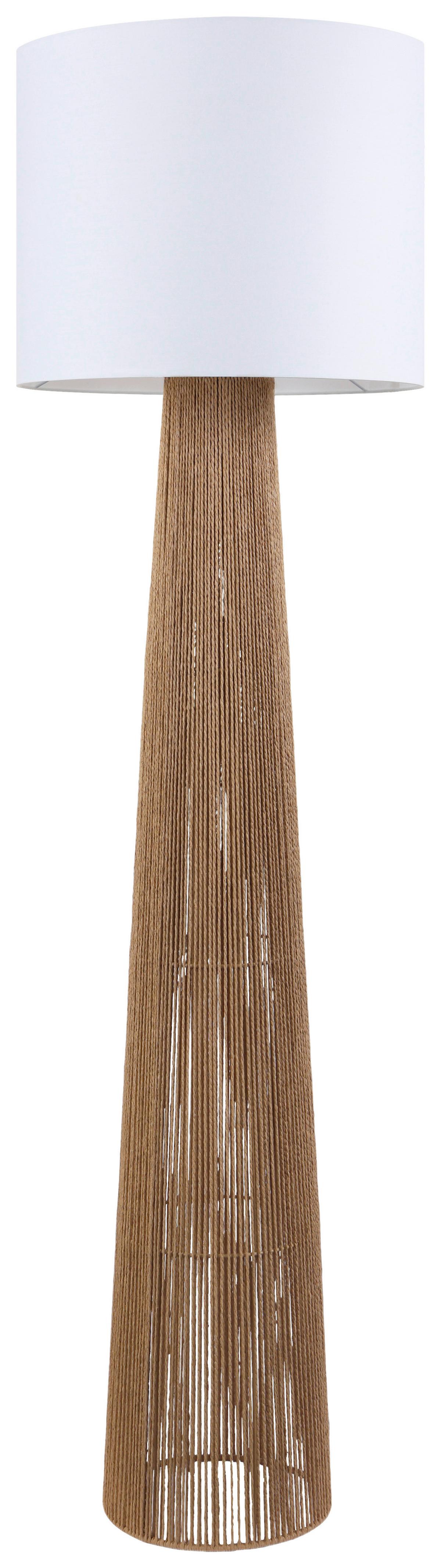 STOJACIA LAMPA MOZU - hnedá/čierna, Modern, kov/textil (35/140cm) - Mömax