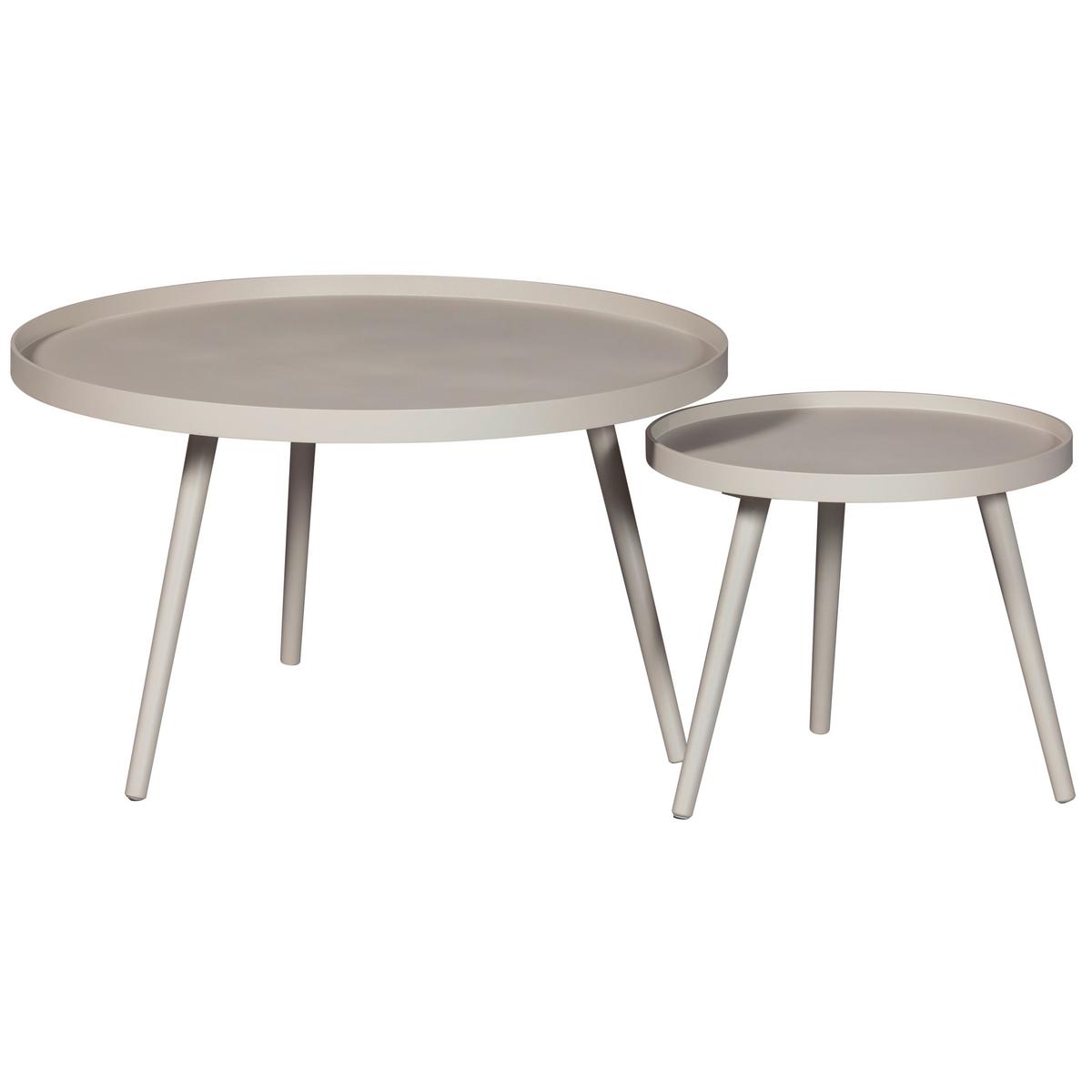 Beistelltisch Mesa Sandfarben L: 45 cm - Sandfarben, Design, Holz/Holzwerkstoff (45/45/45cm) - Livetastic
