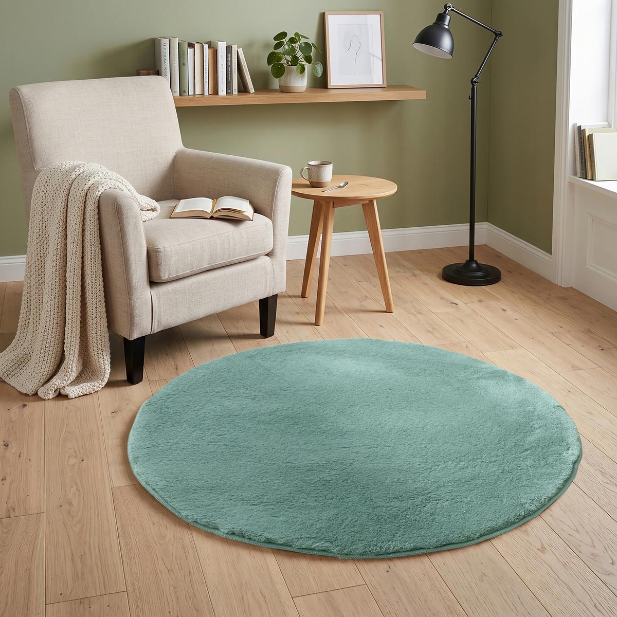 UMELÁ KOŽUŠINA PEARL - hnedá/zelená, Konventionell, textil (80l) - Mömax