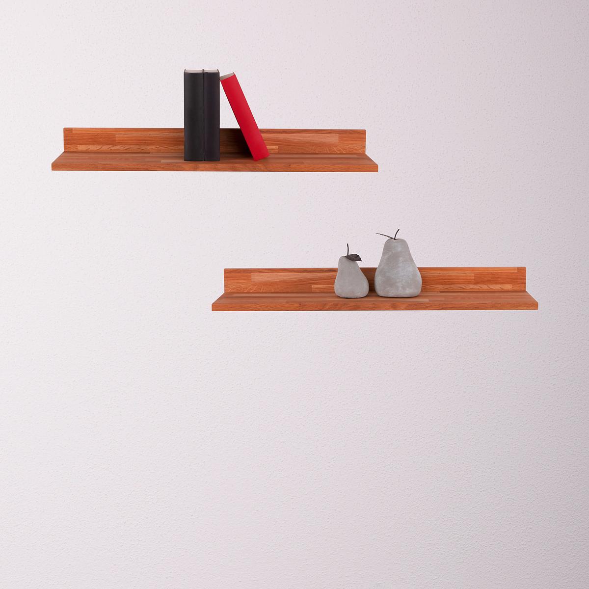 Wandboard Kalle B: 60 cm Eiche Echtholz - Eichefarben, Basics, Holz (60/8/20cm)