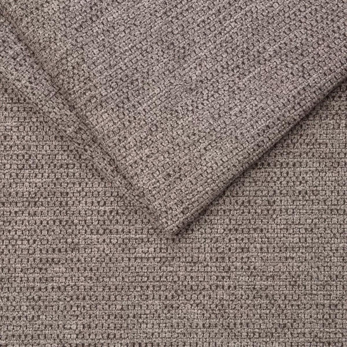 Schlafsofa mit Bettkasten Ken Taupe - Taupe/Chromfarben, Design, Holzwerkstoff/Textil (200/92/90cm) - P & B