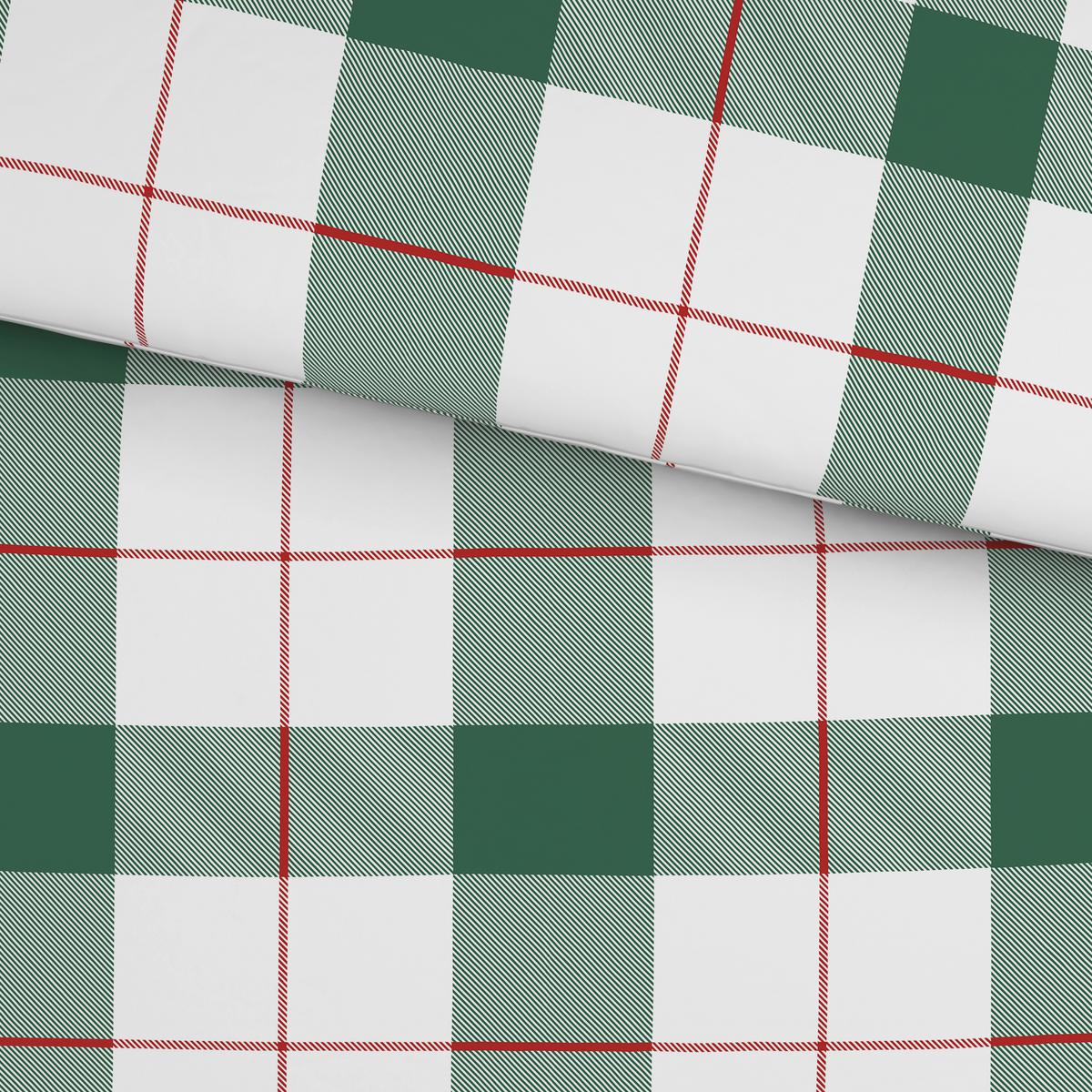 POSTEĽNÁ BIELIZEŇ KAROLIN - biela/zelená, Konventionell, textil (140/200cm) - Mömax