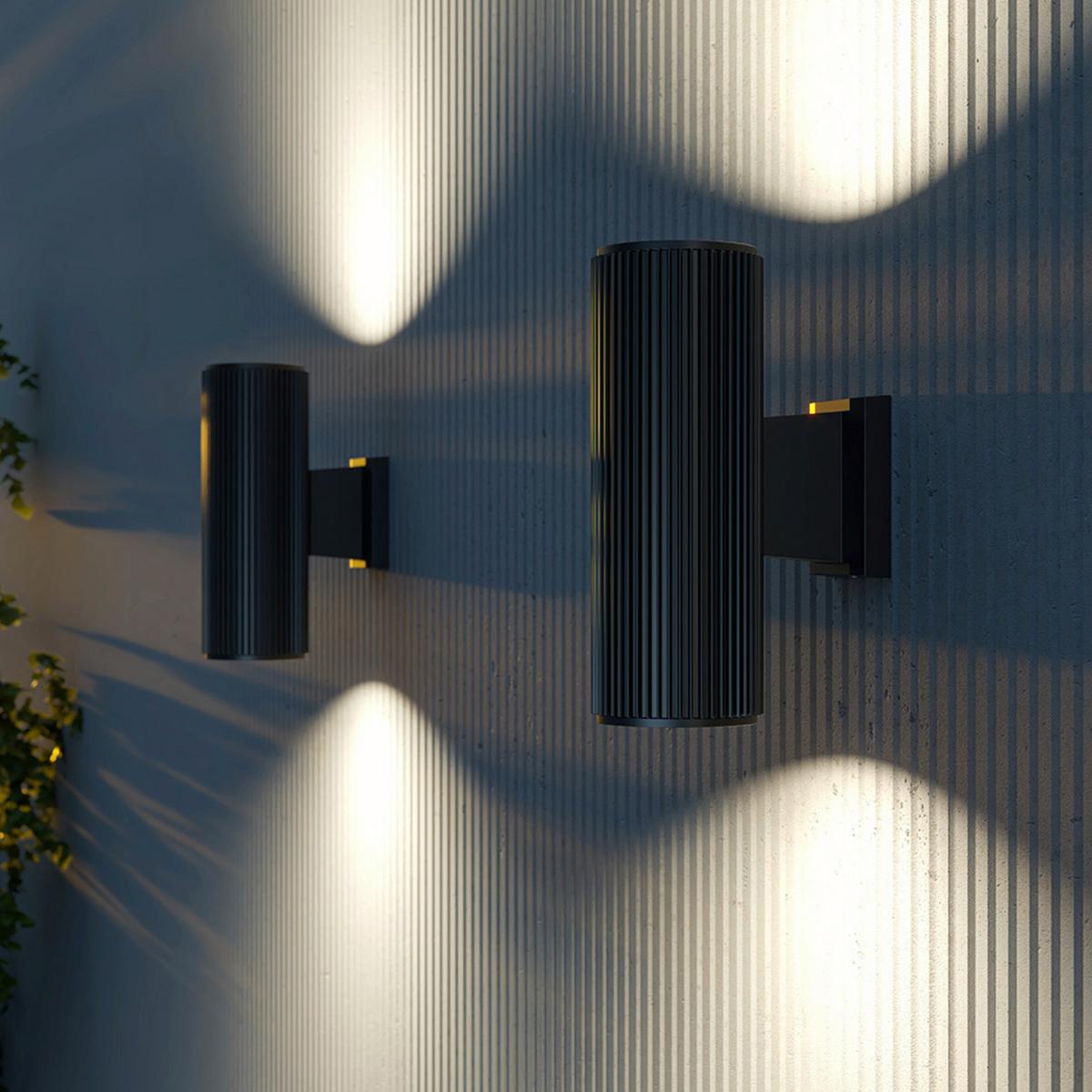 Außenwandleuchte Rando - Schwarz, Trend, Metall (16/26/26cm) - MAYTONI