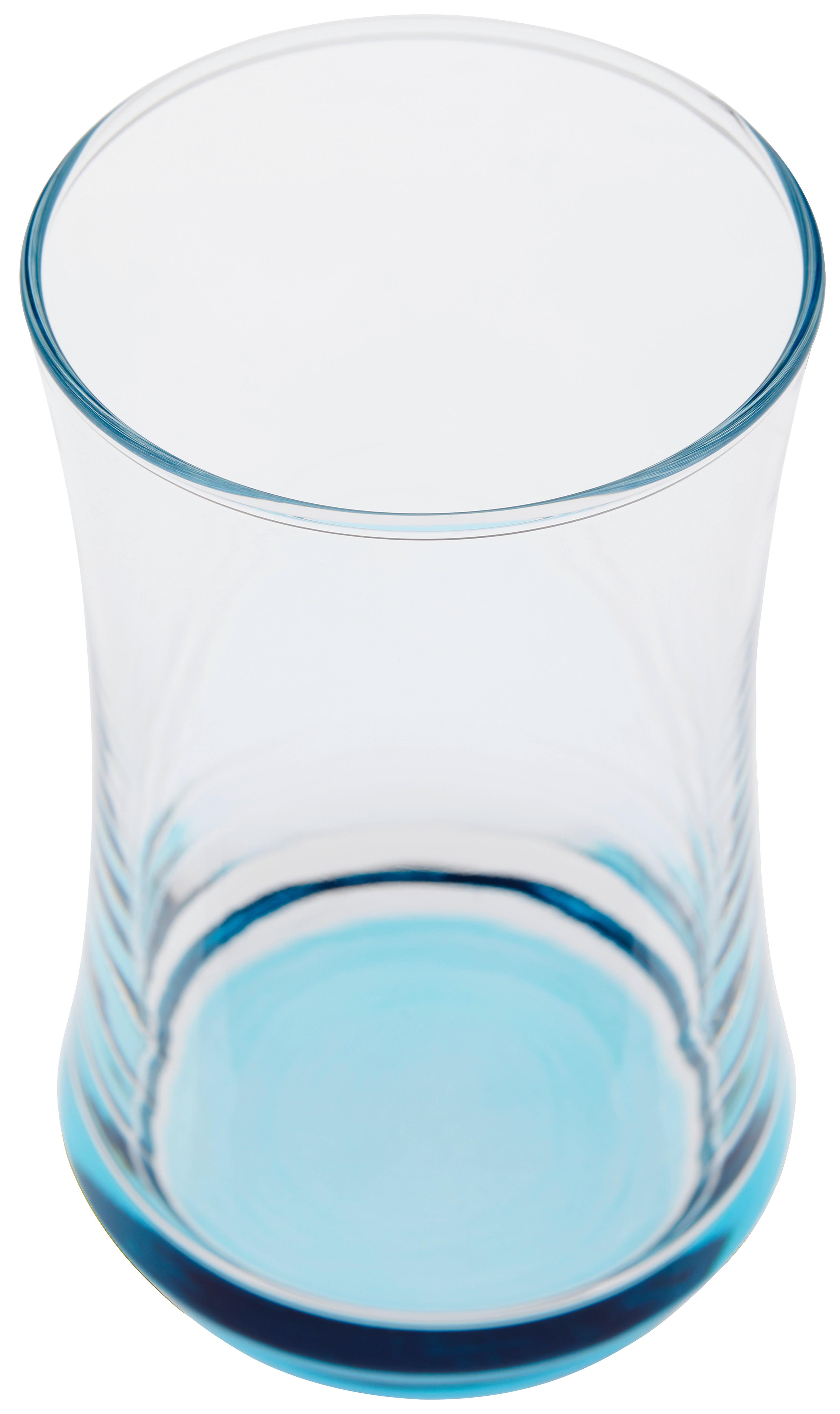 Longdrinkglas mit Farbigen Boden Edward, ca. 365 ml - Klar/Lila, KONVENTIONELL, Glas (0,365l) - Luca Bessoni