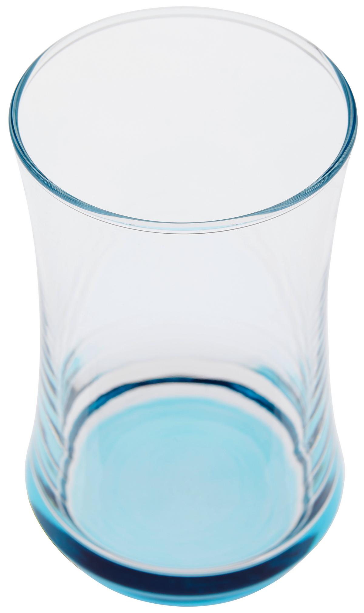 Longdrink Pohár Edward - lila/világoskék, Konventionell, Üveg (0,365l) - Luca Bessoni