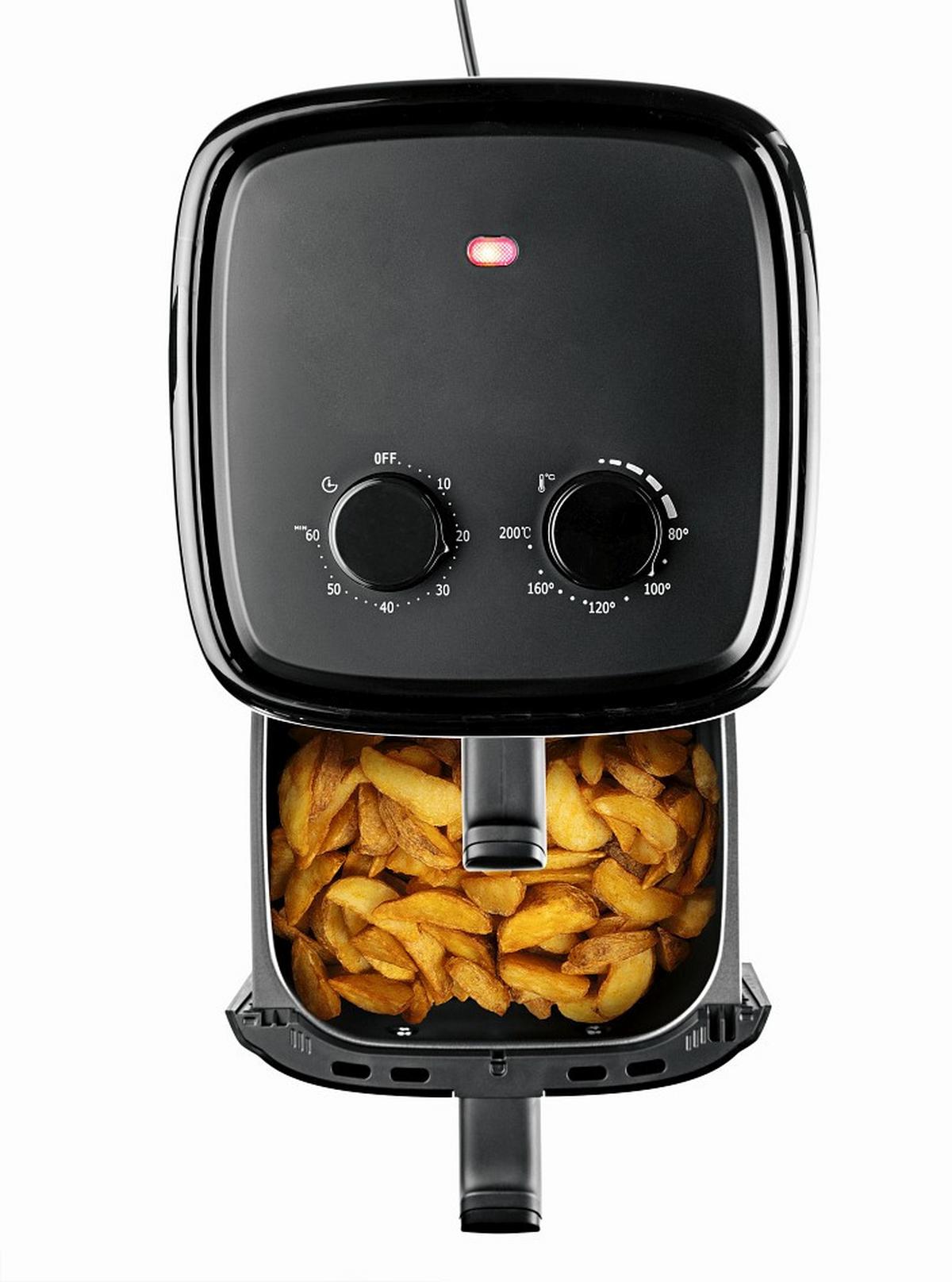 Heißluftfritteuse, 3,2l 19170 Gourmetmaxx - Schwarz, Basics, Kunststoff (34,1/25,4/30cm) - GOURMETMAXX