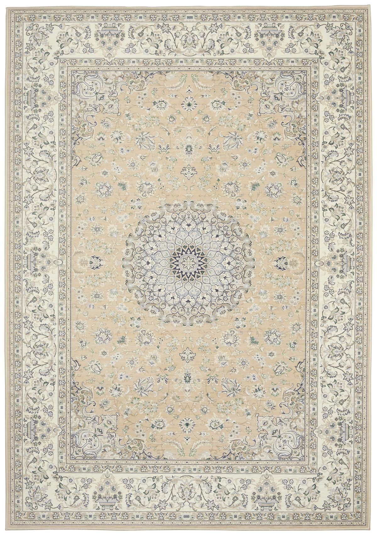 Teppich Vorleger Verschiedene Farben Scarlett 60x90 cm - Beige/Rot, Textil (60/50/40cm) - James Wood