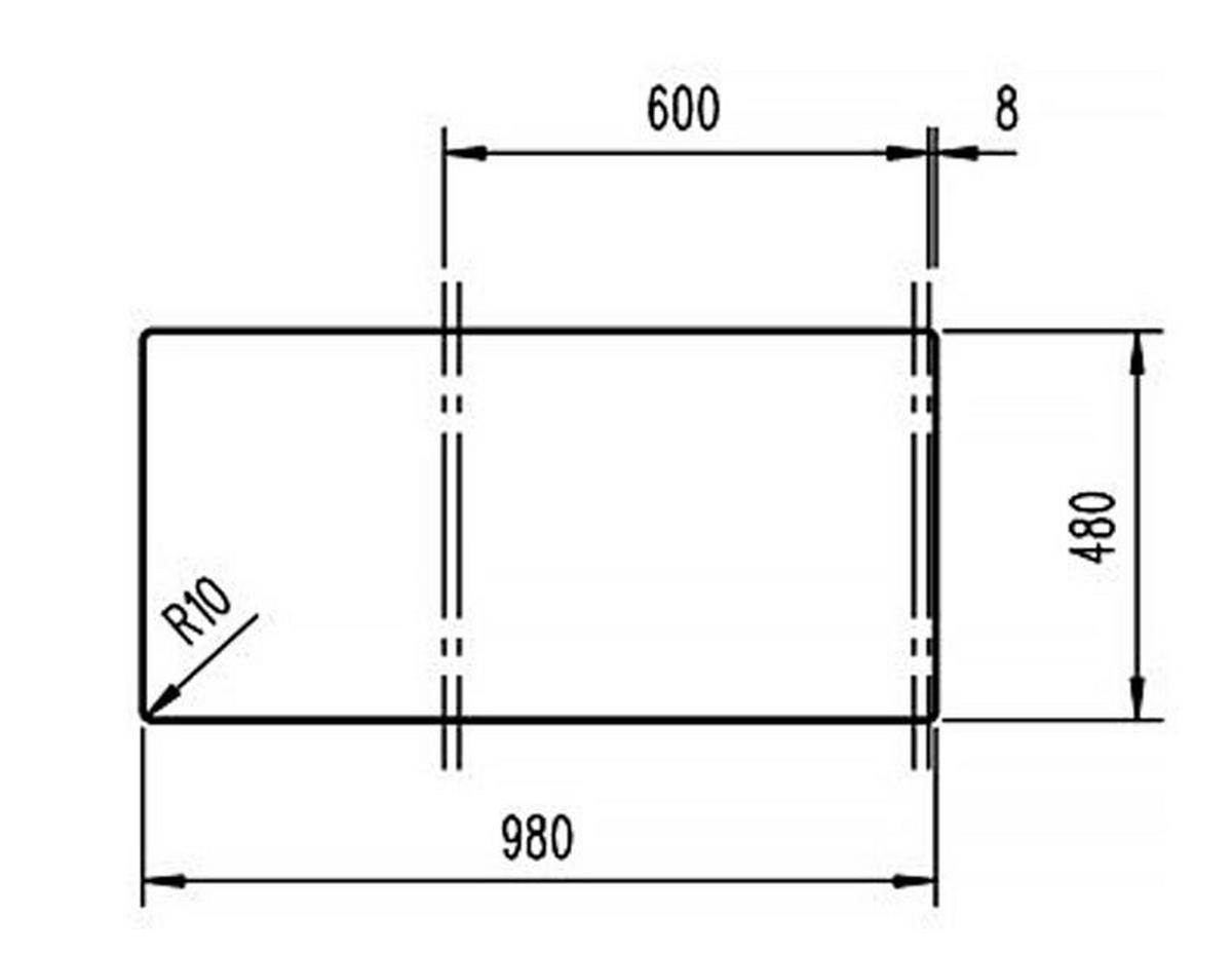 DREZ STONE 60 L-TG 1B 1D CN - Modern, kameň (100/51cm) - Teka