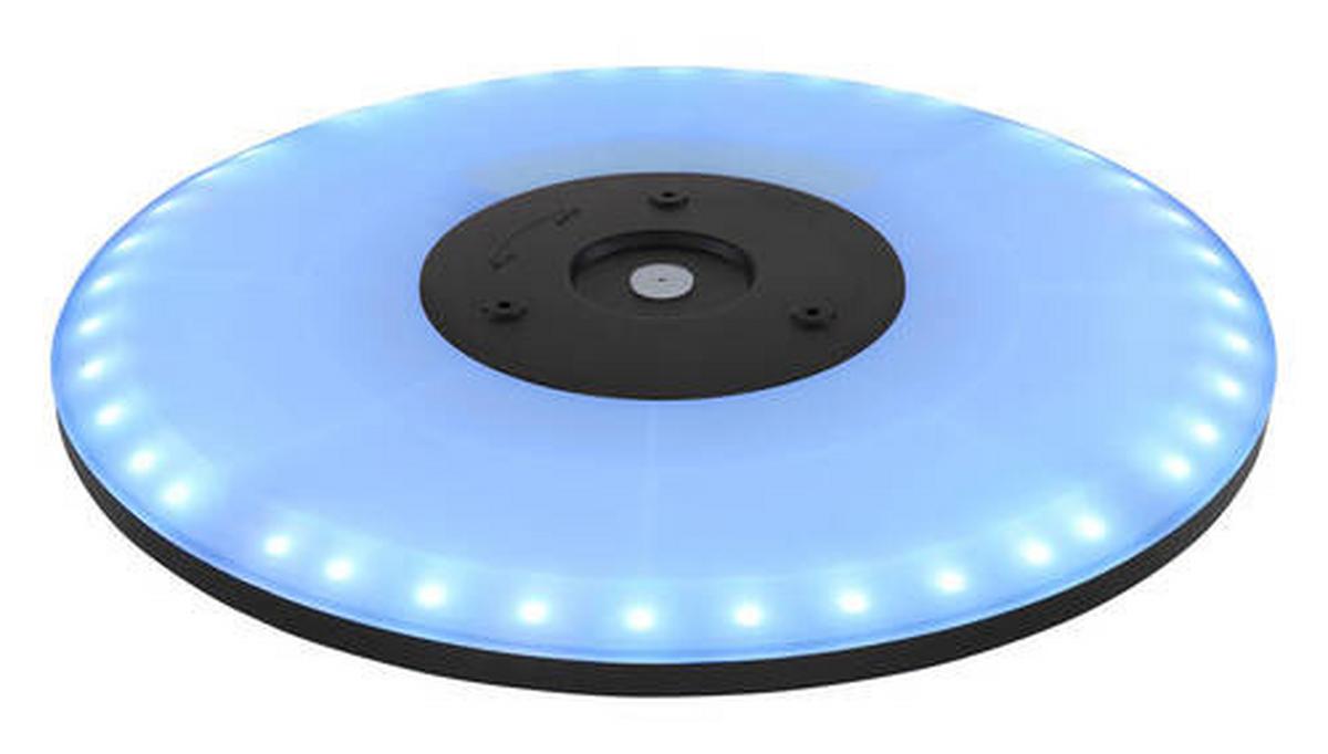 LED-Deckenleuchte 41562-24brgb - Opal/Schwarz, Design, Kunststoff (42/2,5cm) - Globo