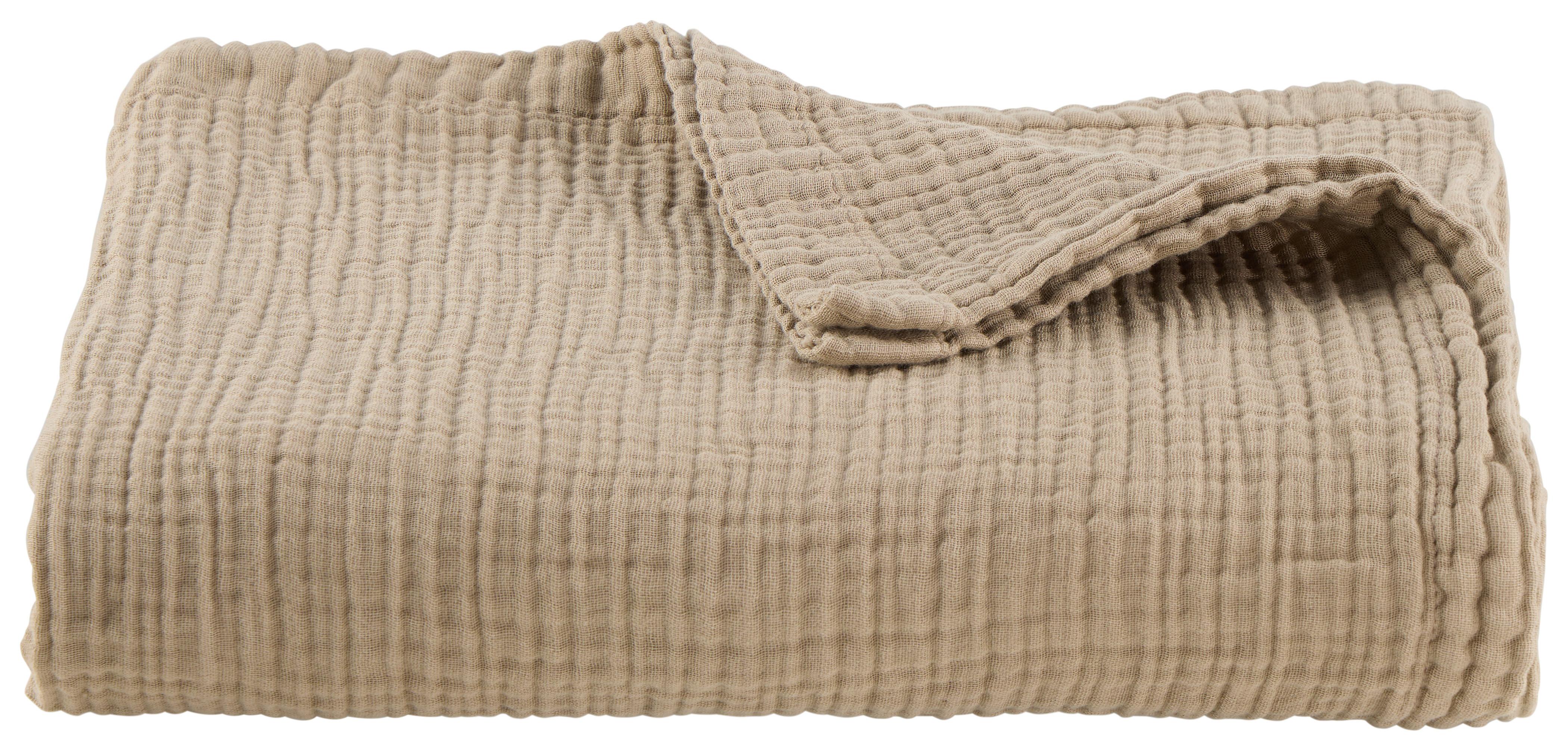 Kuscheldecke Cornelia - Beige, MODERN, Textil (150/200cm) - Luca Bessoni