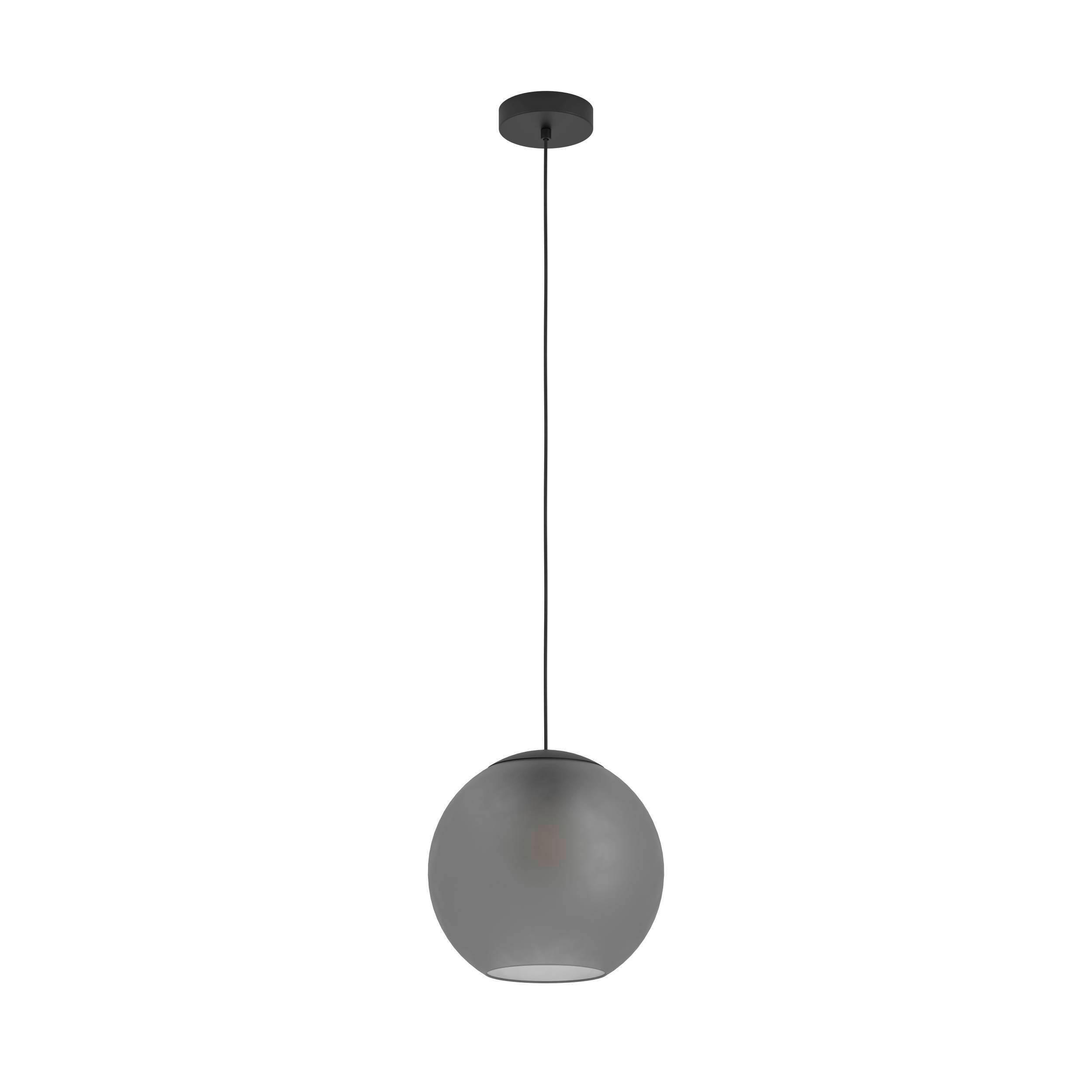 ZÁVESNÉ SVIETIDLO ARANGONA - čierna/sivá, Design, kov/sklo (30/150cm)