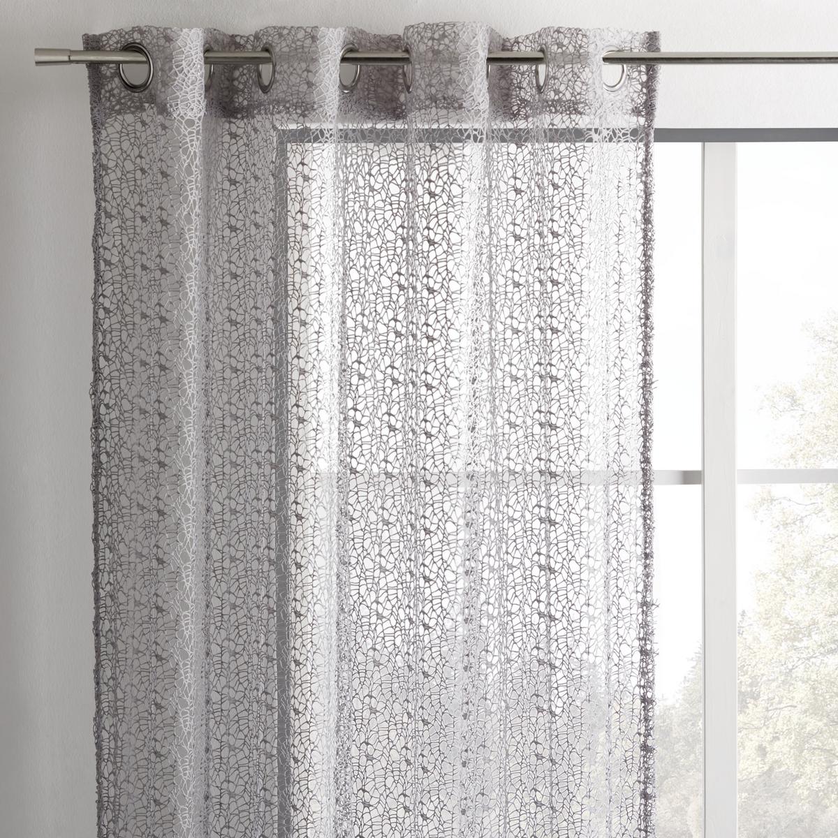 ZÁVES S OČKAMI Astrid, 140/245 cm - strieborná, Modern (140/245cm) - Modern Living