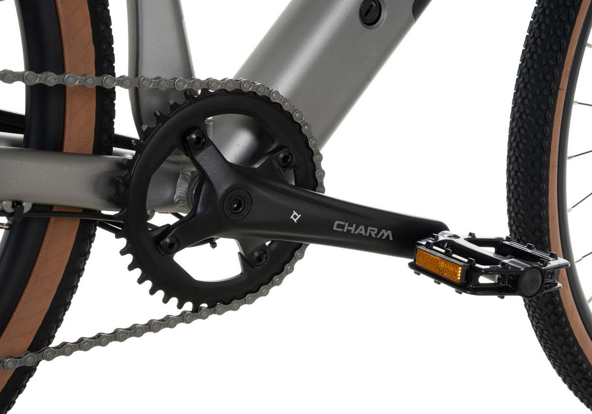 Elektrofahrrad Adore Silber - Silberfarben, Basics, Metall (180/70/100cm)