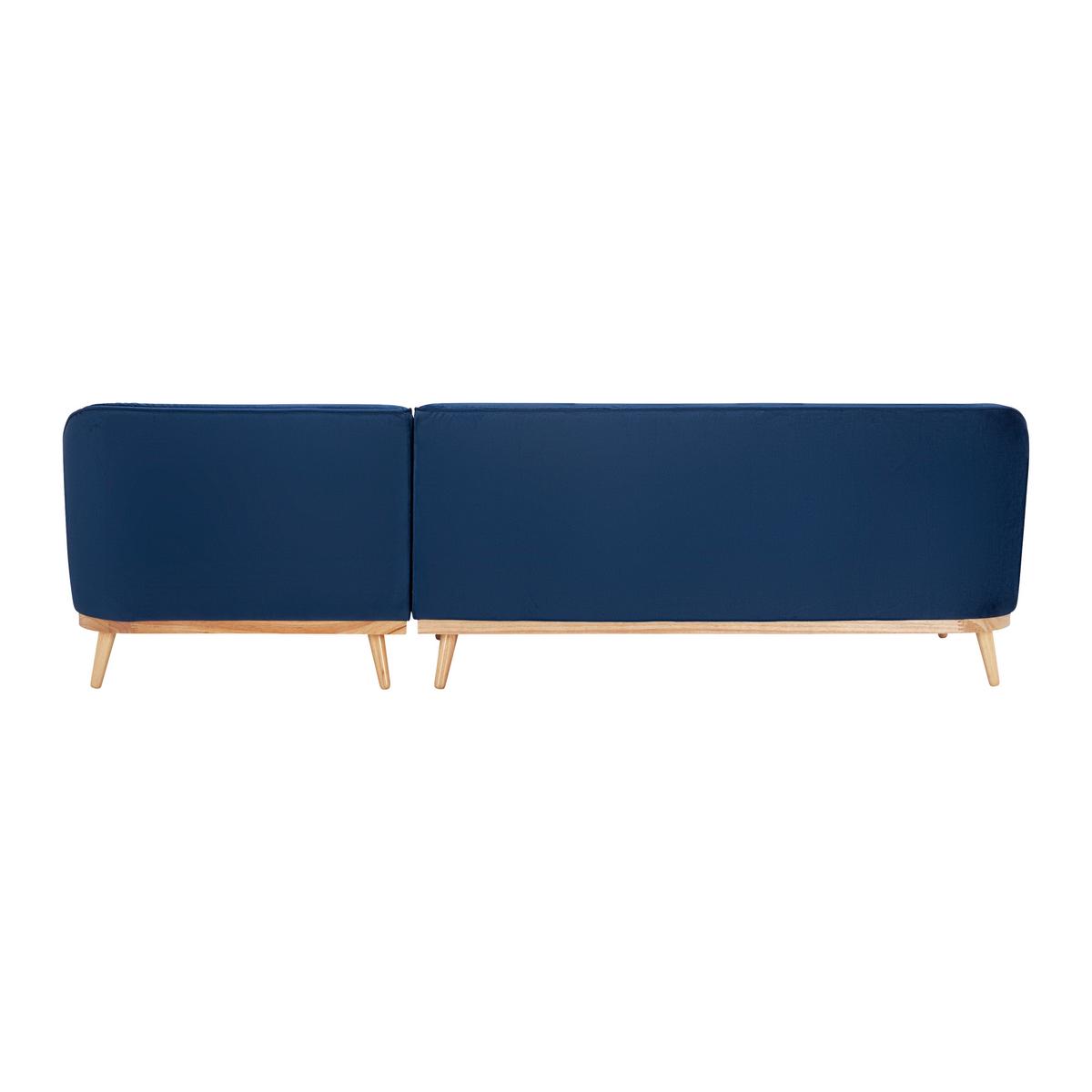 Sedací souprava ADRIANA modrá - modrá, Moderní, dřevo/textil (268/77/161cm) - Bessagi Home