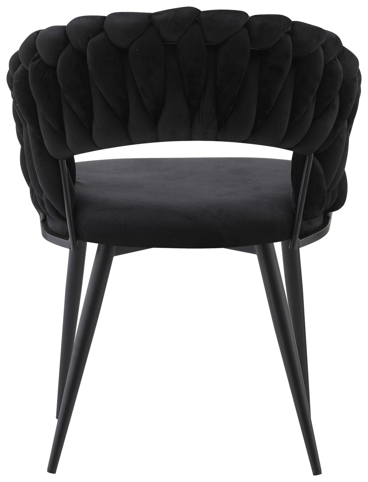SADA ŽIDLÍ S PODRUČKAMI FINESSE 125 - černá, Design, kov/plast (61/82/60cm) - Kayoom