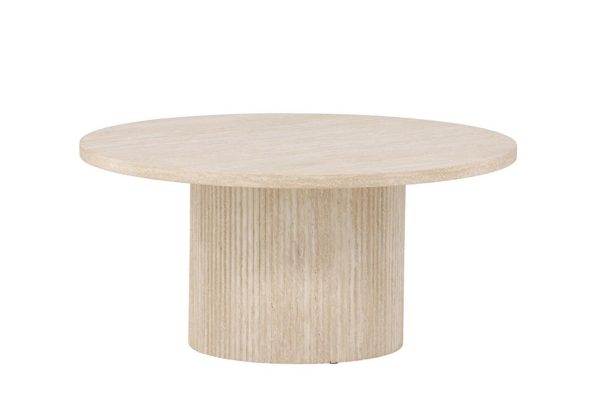 Couchtisch Härön Beige D: 80cm - Beige, MODERN, Holz (80/38cm) - Livetastic