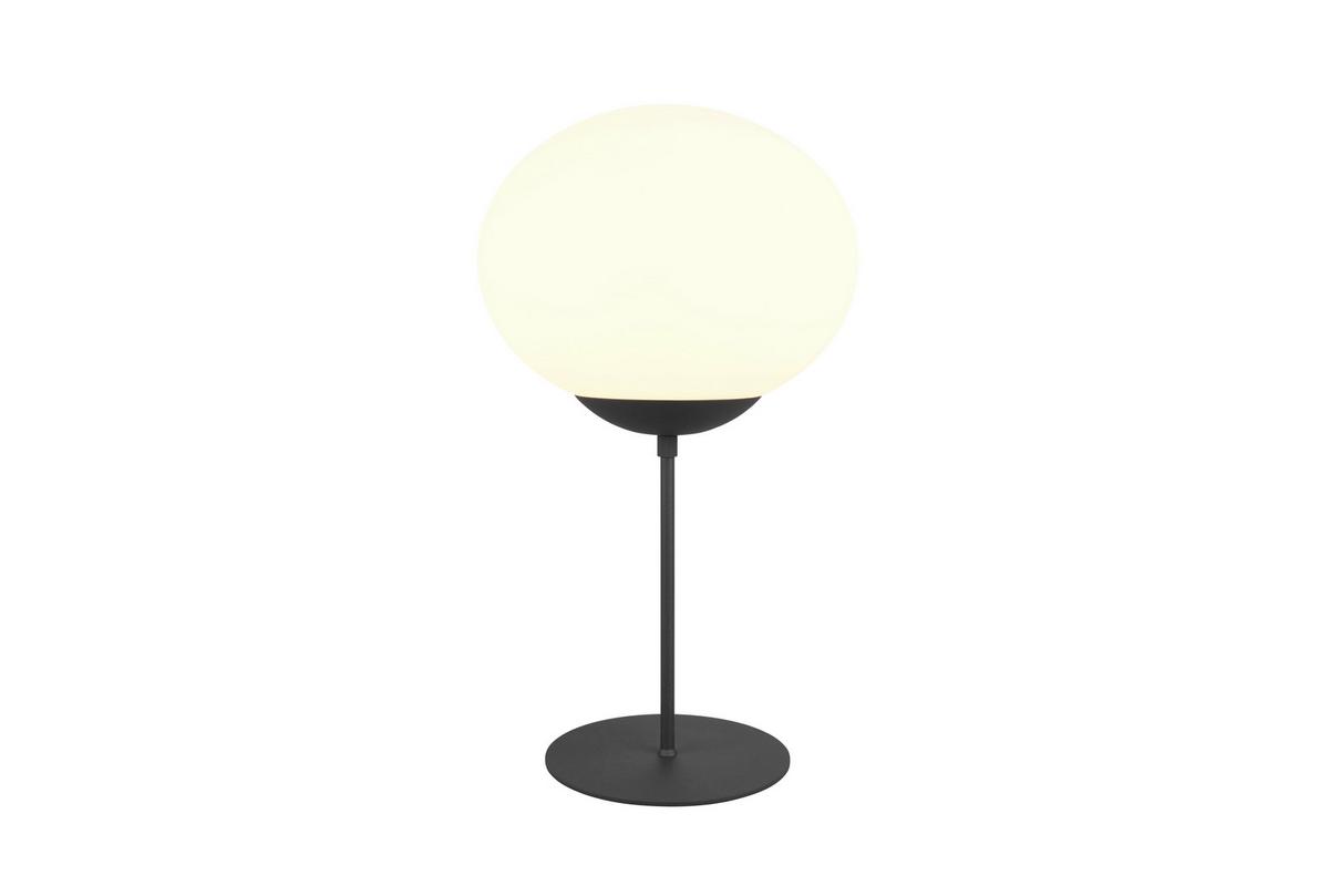 Tischleuchte 563100132 Fomento - Schwarz/Weiß, Basics, Glas/Metall (30/52cm) - Trio Leuchten