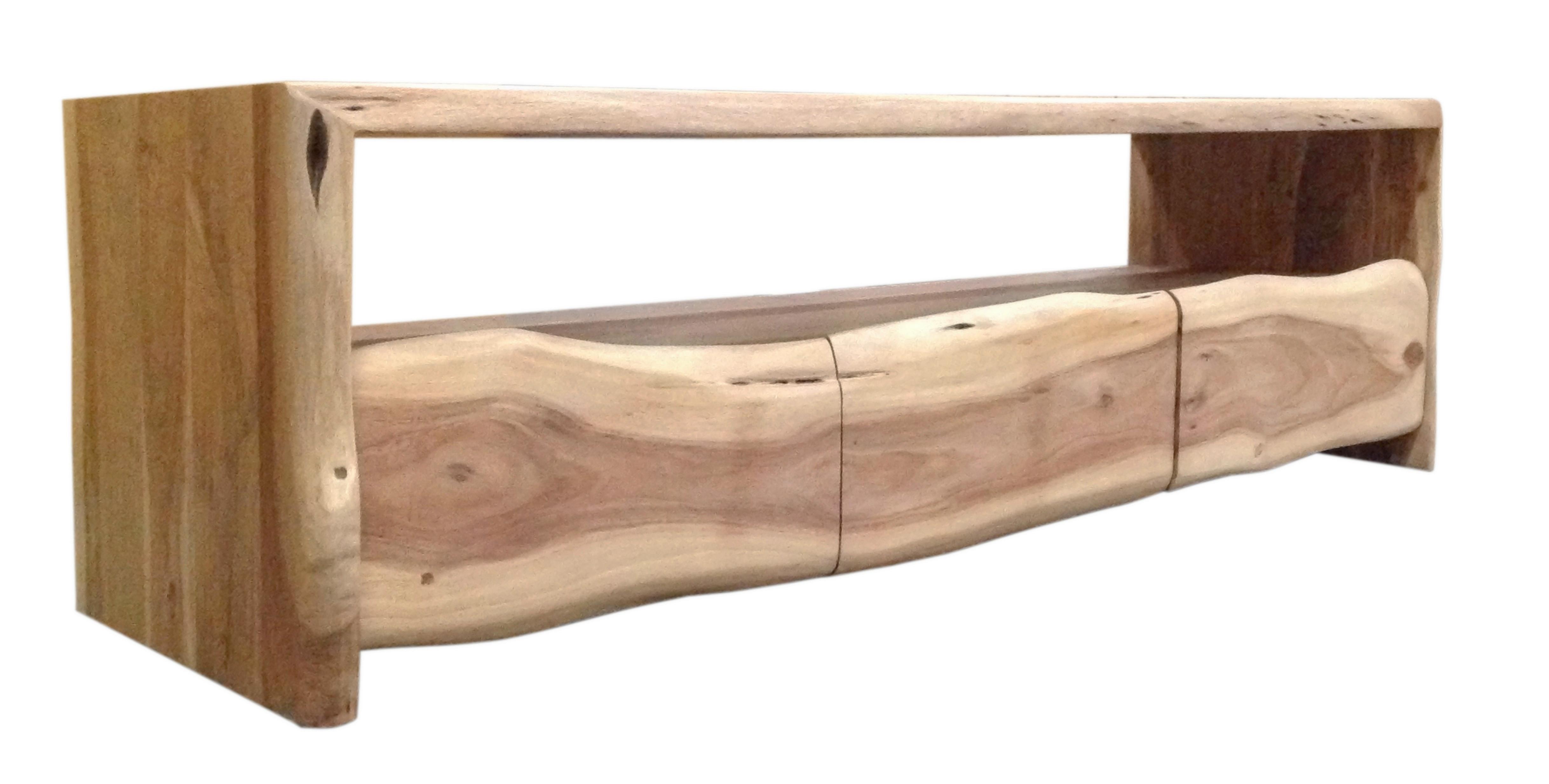 Lowboard Akazie B: 146cm - Naturfarben, Design, Holz (146/46/50cm) - MID.YOU
