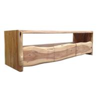 Lowboard Akazie B: 146cm - Naturfarben, Design, Holz (146/46/50cm) - MID.YOU