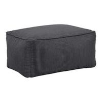 Taburetka CAROLINE, antracit.menčester, max. 80 kg - antracitová, Modern, textil (80/38/50cm) - Mömax