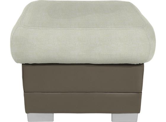 Hocker Sava - Schlammfarben/Silberfarben, MODERN, Holz/Papier (58/44/58cm) Hocker Sava - Schlammfarben/Silberfarben, MODERN, Holz/Papier (58/44/58cm)