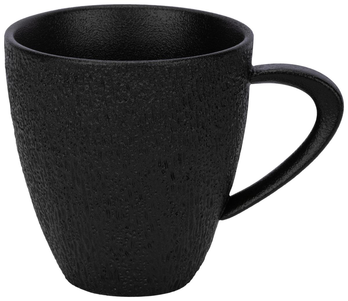 HRNEK NA KÁVU HARUKI - černá, Moderní, keramika (9,4/9,8cm) - Mömax