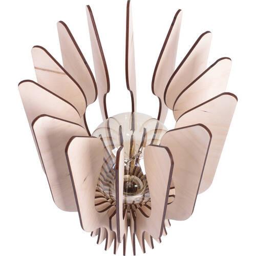 Tischleuchte 4210450 Gracili - Naturfarben, Natur, Holzwerkstoff (23/37cm)