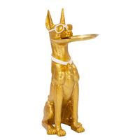 Skulptur Kunststoff/metall, Gold - Basics, Kunststoff/Metall (33.5/73/25cm)