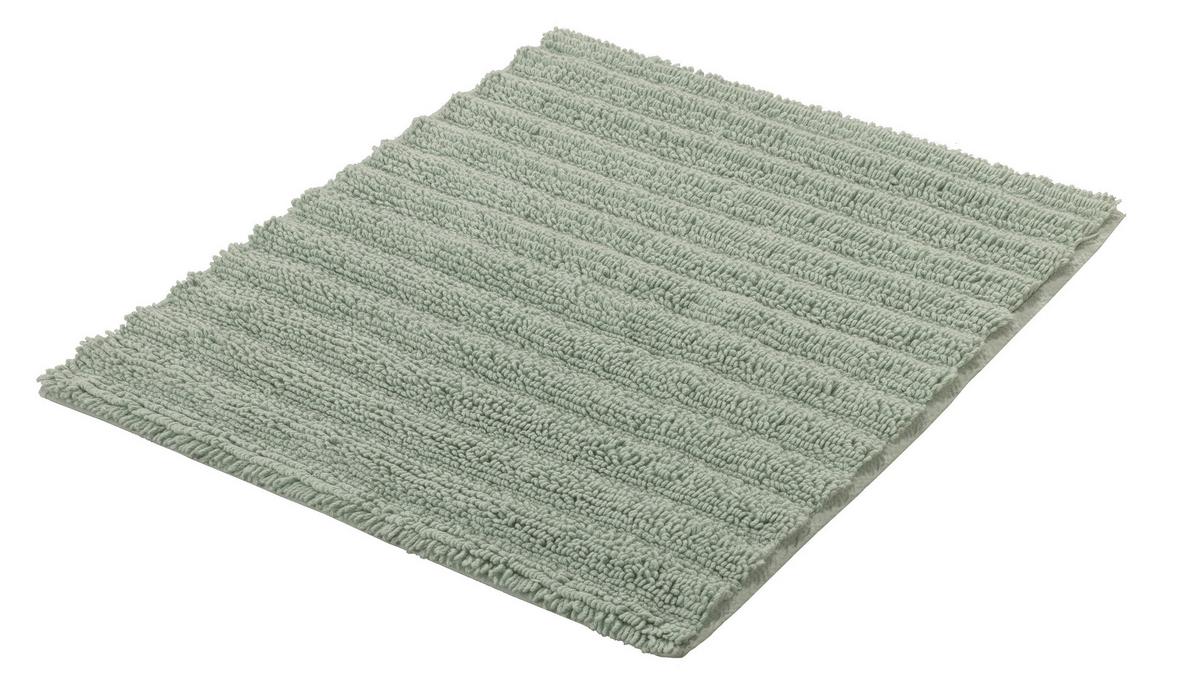 Wc-vorleger Yara Grün 50x60 Cm Waschbar - Grün, Basics, Textil (50/60cm) - Kleine Wolke