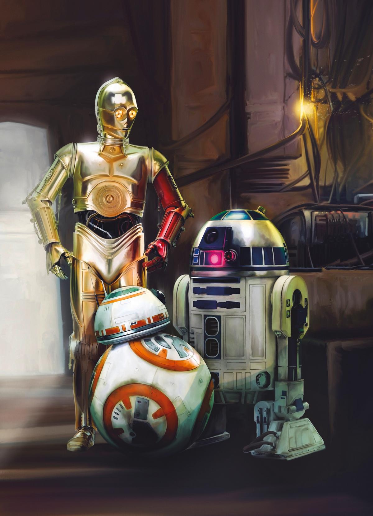 Fototapete Star Wars - Multicolor, Design, Papier (184/254cm)