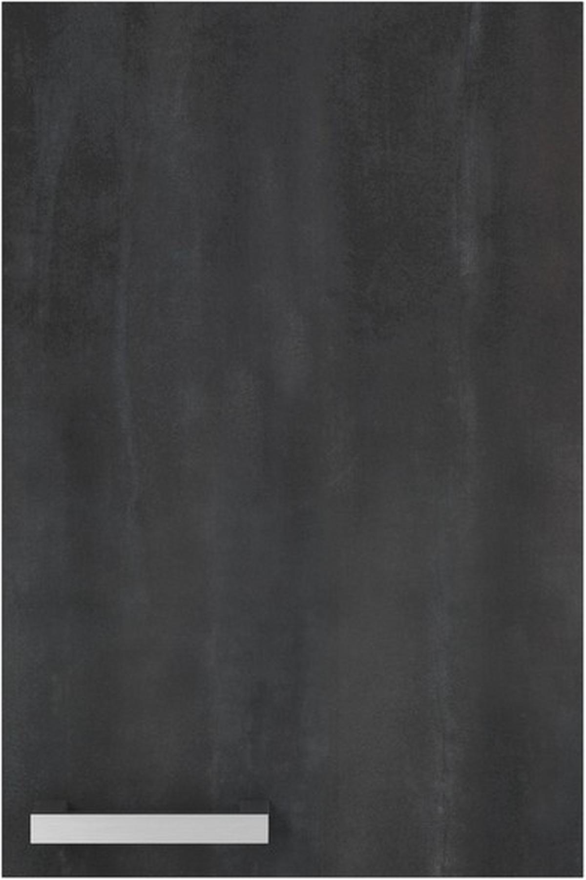 Eckküche Ip1200 Ohne Geräte 185x320 Cm Schwarz - Schwarz/Grau, Basics