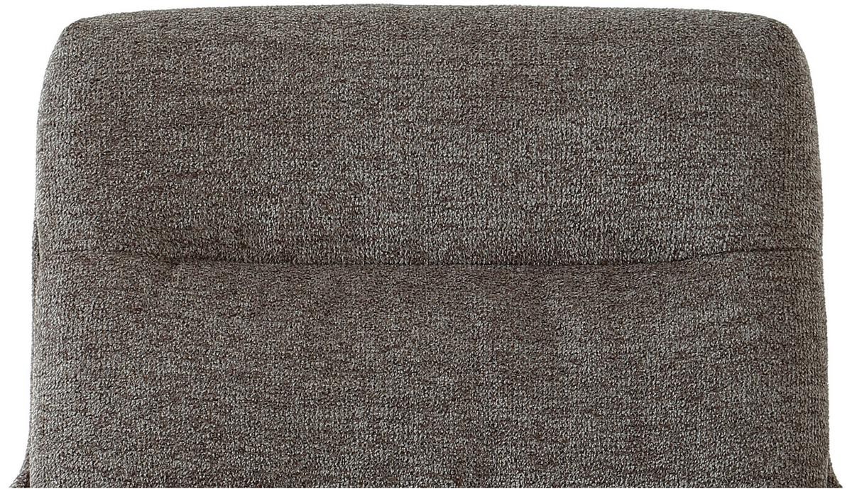 Armlehnstuhl Patrice Braun, Sitzfl. 360° drehbar - Schwarz/Braun, Design, Holz/Textil (57/88/67cm) - MID.YOU