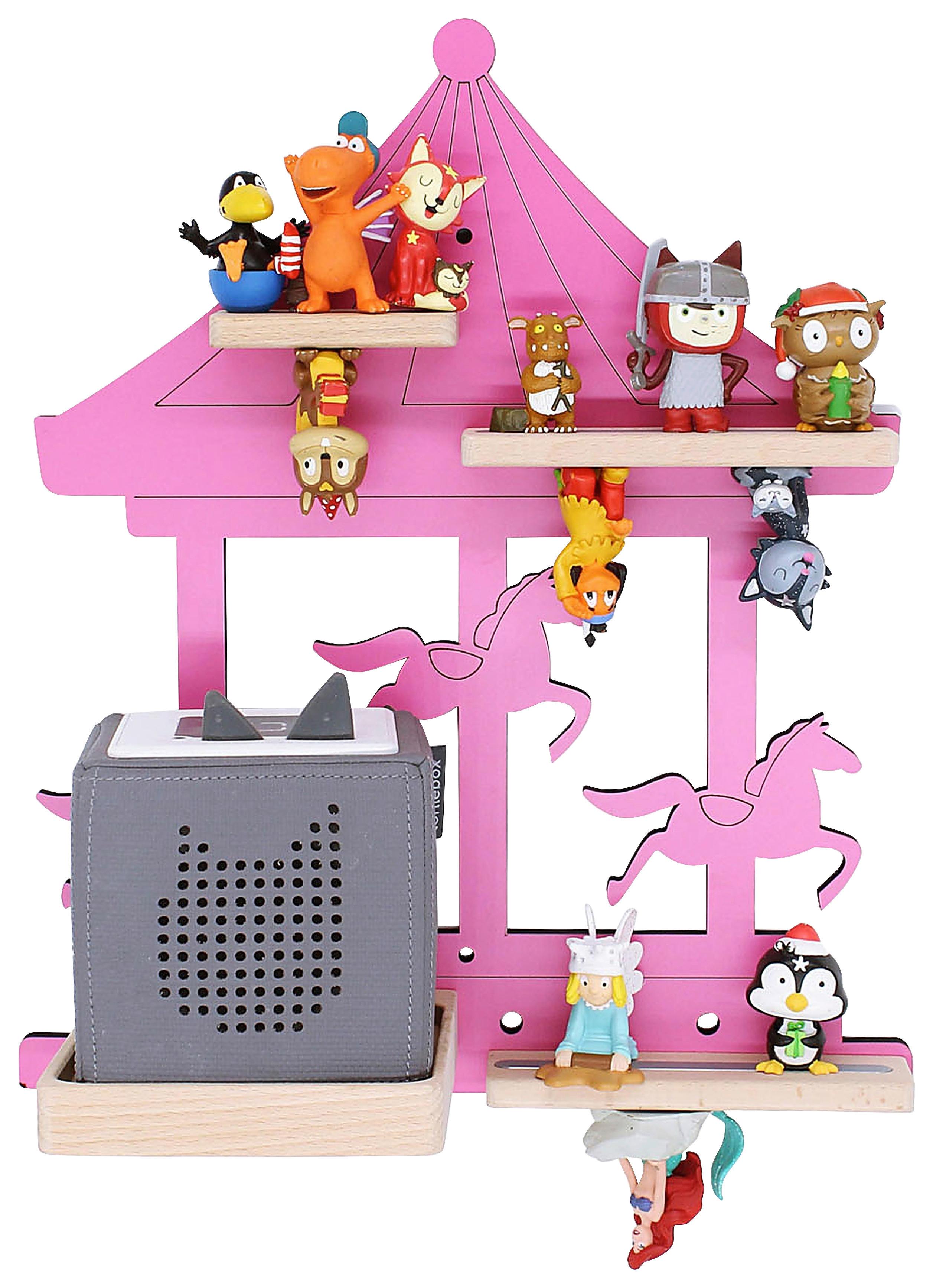 Kinderregal Boarti Pink B: 35 cm - Pink, MODERN, Holzwerkstoff (35/41/19cm) - MID.YOU