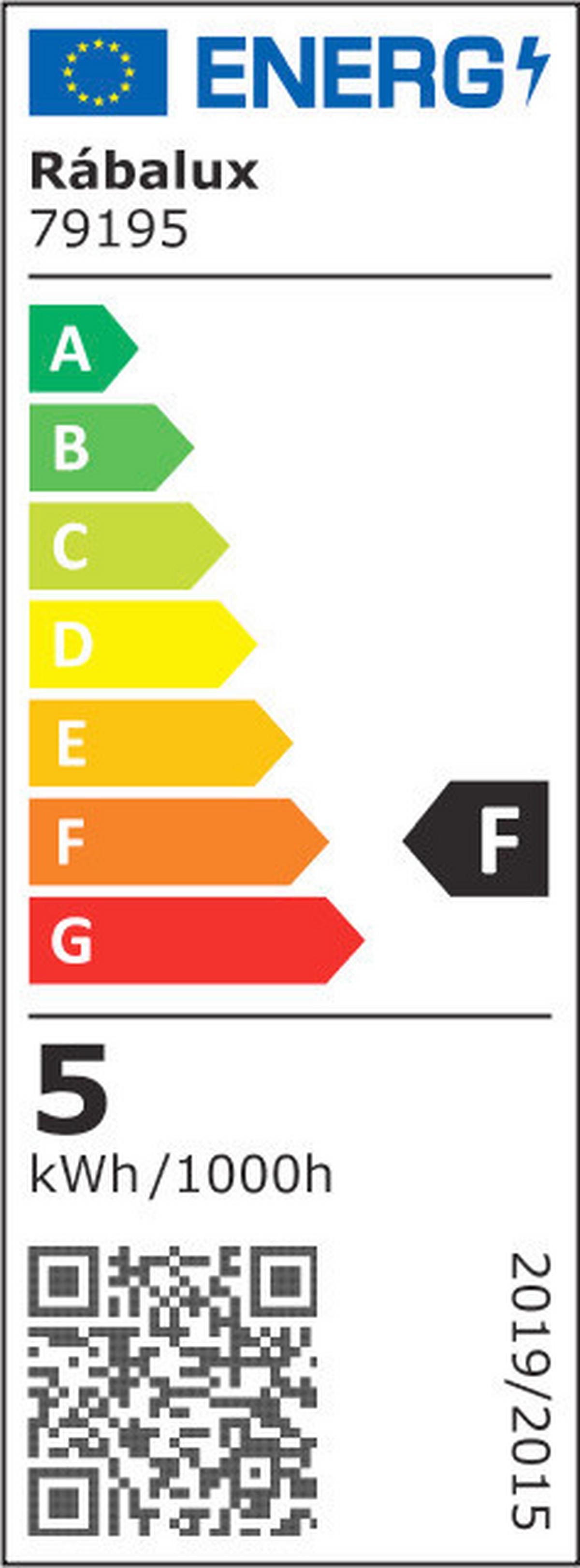 Led Fényforrás E14 5w - fehér, Basics, műanyag