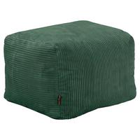 Sitzsack Cubi Cord grün, Indoor, B: 60cm - Grün, Basics, Textil (60/40/50cm)