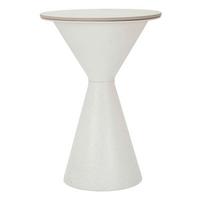 KONFERENČNÝ STOLÍK WHITE DOUBLE - biela, Basics, kov/keramika (44,5/63cm)