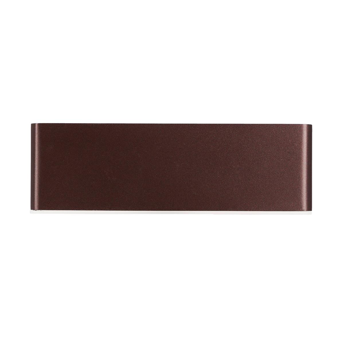Wandleuchte 21-75505 Nicoletta - Braun, Design, Kunststoff/Metall (21/7/6cm)