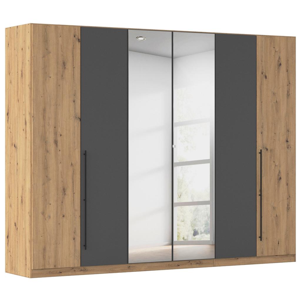 Kleiderschrank Safari mit Spiegel B: 271 cm