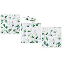 Reinigungsset Lucia - Weiß/Grün, KONVENTIONELL, Kunststoff/Textil - Homezone