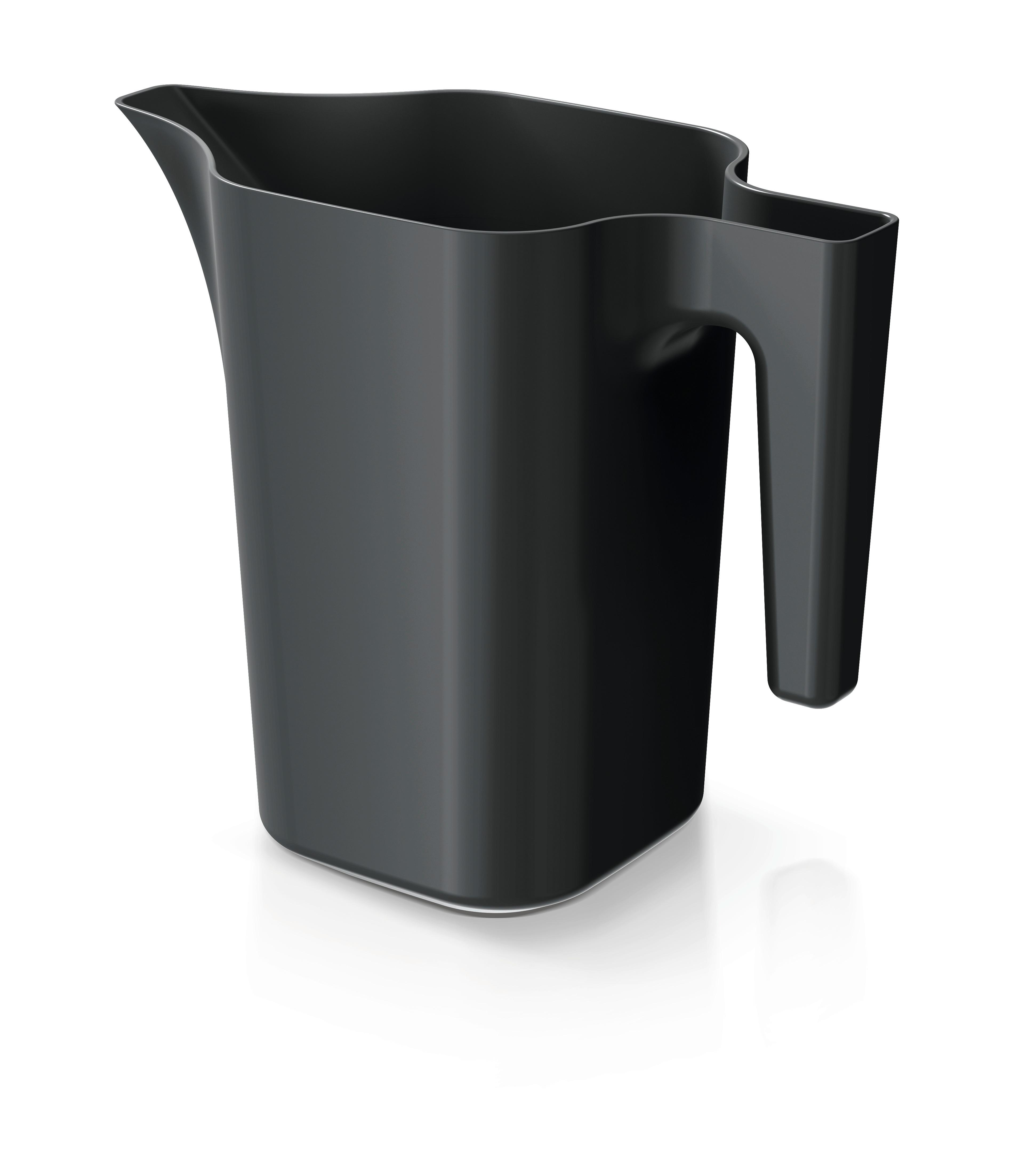 Locsolókanna Mariell - fekete/erdőzöld, Konventionell, műanyag (24/12/20cm) - Luca Bessoni