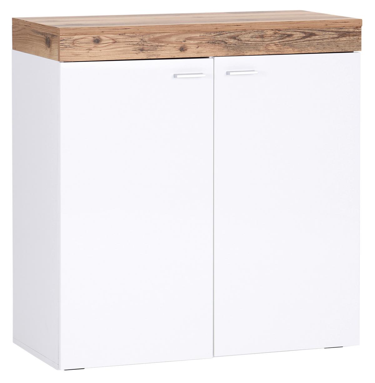 Kommode Mit Soft-close B: 90,1 Cm Henry, Weiß/alpin Lodg - MODERN, Holzwerkstoff (90,1/95,2/42,1cm)
