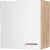 Küchenoberschrank Merle Weiß, Eiche Dekor B:50cm - Eichefarben/Weiß, Basics, Holzwerkstoff (50/56,1/34,6cm) - Respekta